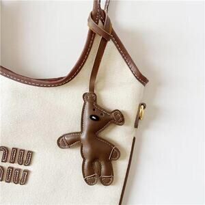 Teddy Bears Key Charms Cute Bear Charm for Purse Handbags Bag Accessories Cars